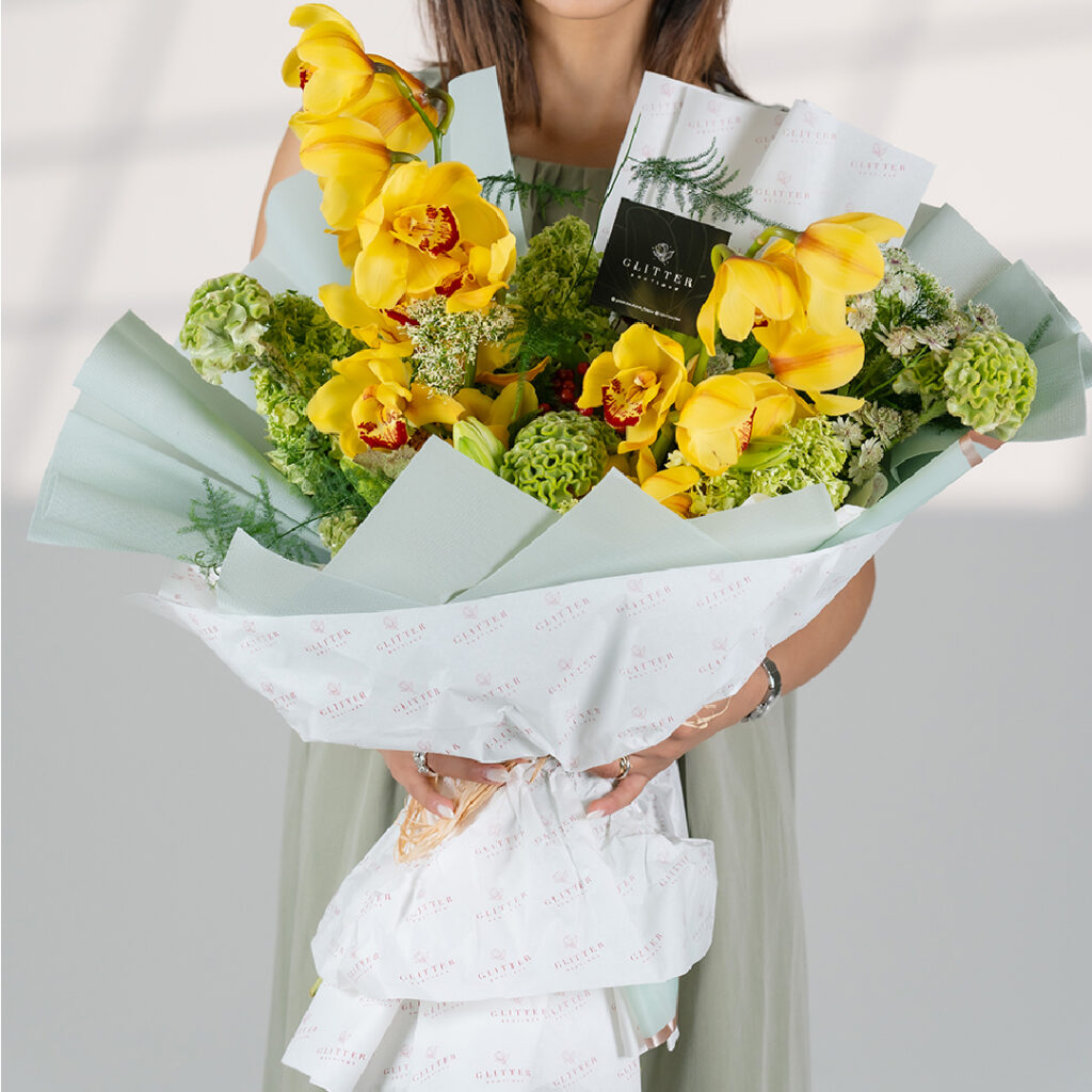 Glitter Bouquet 41, Embracing nature's bounty